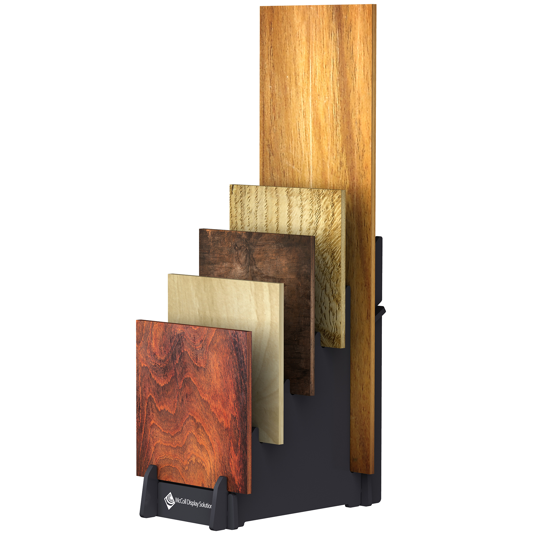 CD46 Unique Waterfall Cascade Rack for Large Sample and more Hardwood Laminate Planks Showroom Display