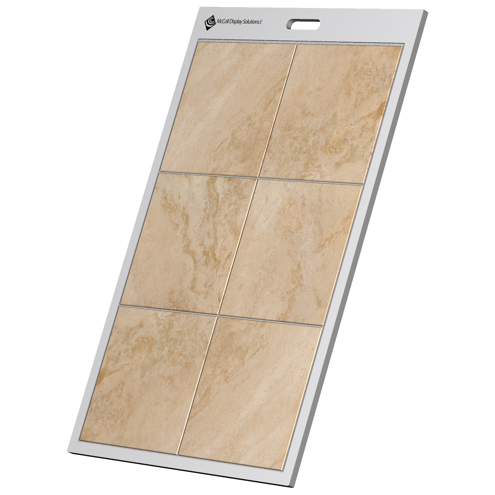 Custom Color Grouted Panel Display Board Shows Ceramic Tile Stone Marble Granite Installation with Grout for Portability of Flooring Showroom Displays